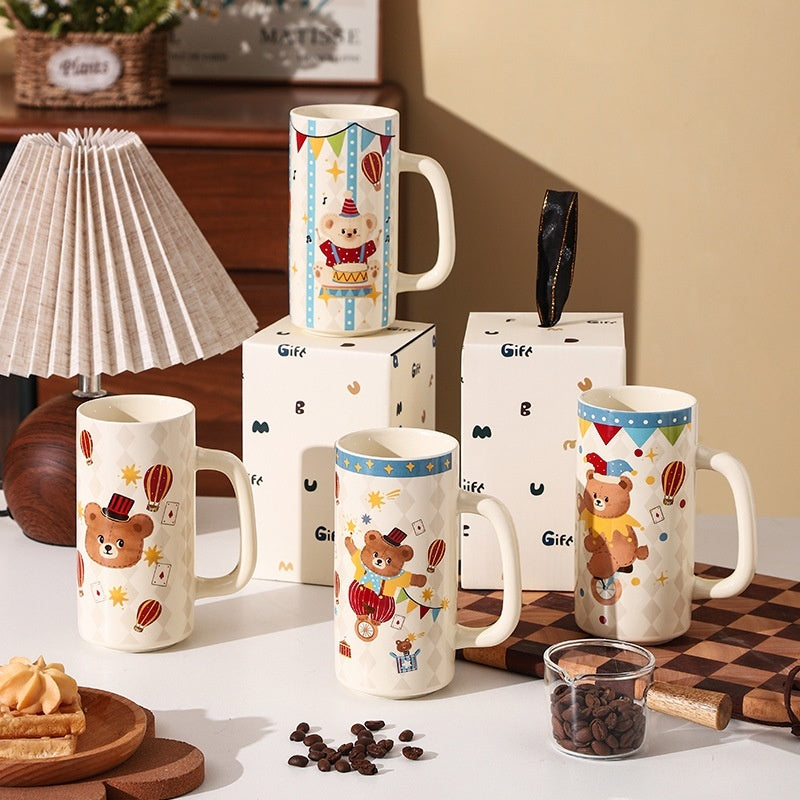 Fairy Tale Ceramic Mug Household Drinking Cup Set