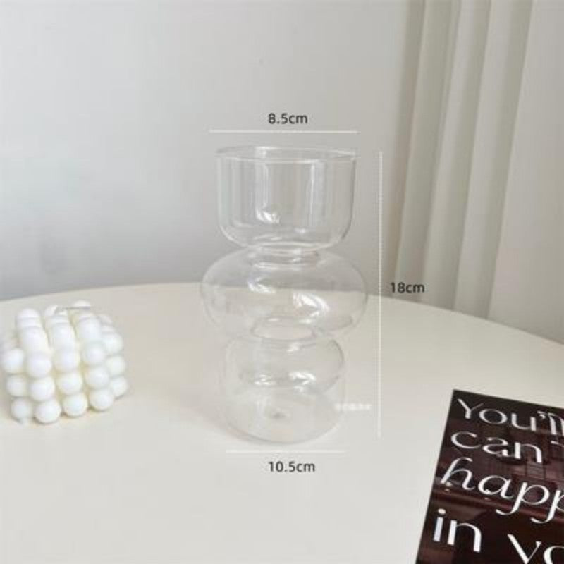 'Stacked Orb' Nordic Glass Vase