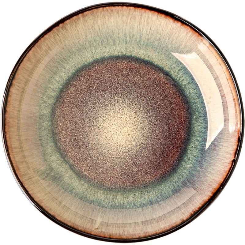 Retro Glaze Kiln Tableware Household Ceramic Bowl