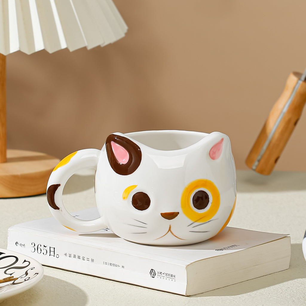 Cute Hand-painted Cute Cat Mug