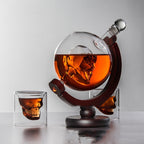 Earth Instrument Modeling Wine Decanter Built-in Skull Accessories