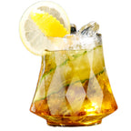 Diamond Pattern Creative Wine Glass Design Niche High Value Glass