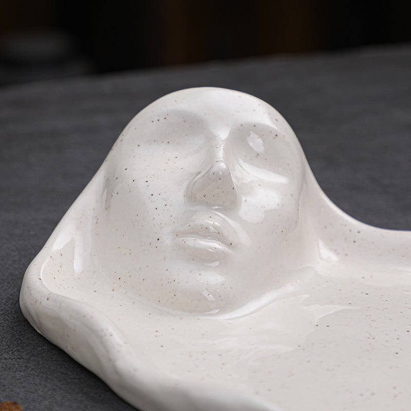 'Sleeping Muse' Ceramic Mug & Saucer Set