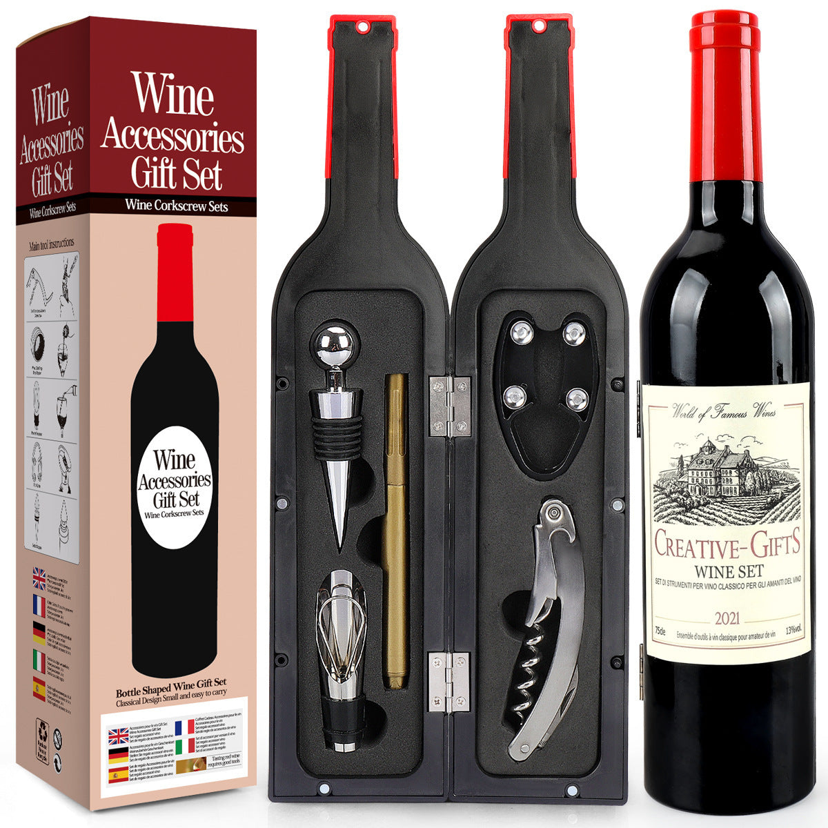 ABS Red Head Magnum Bottle Opener Set