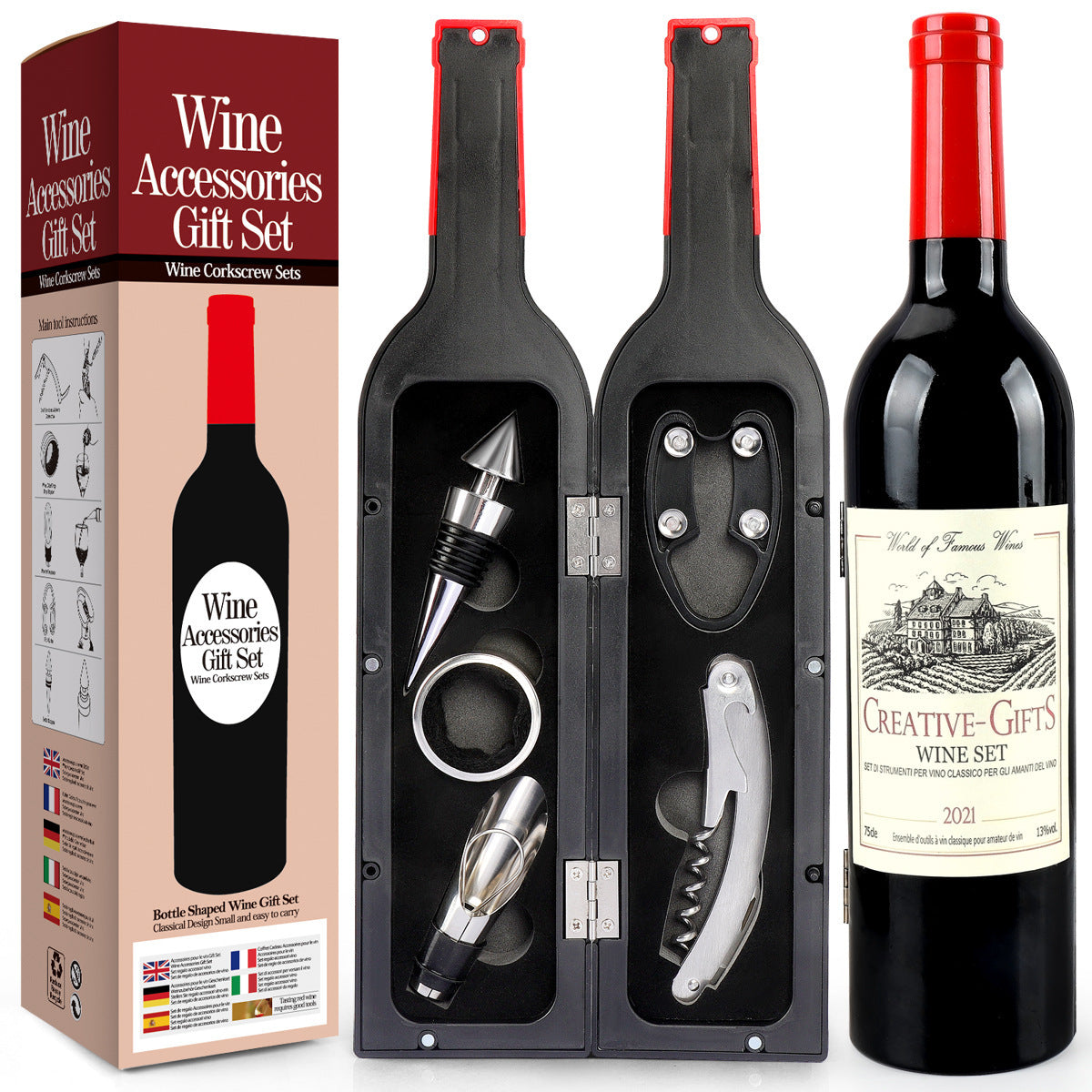 ABS Red Head Magnum Bottle Opener Set