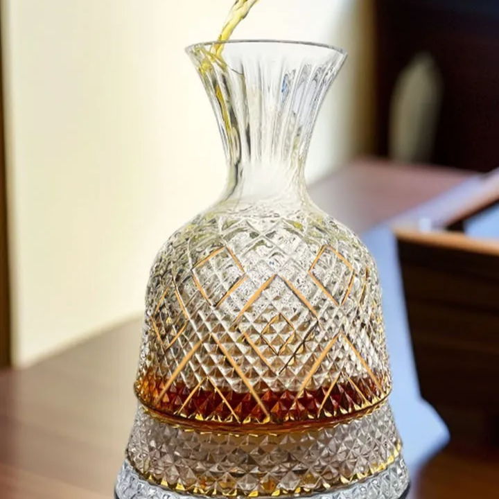 The Golden Vortex Decanter