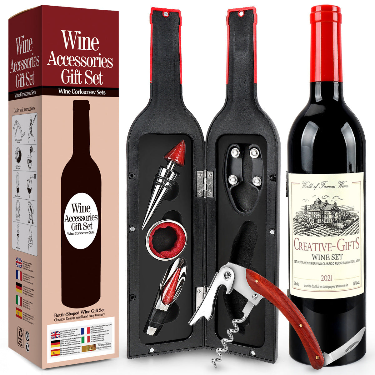 ABS Red Head Magnum Bottle Opener Set