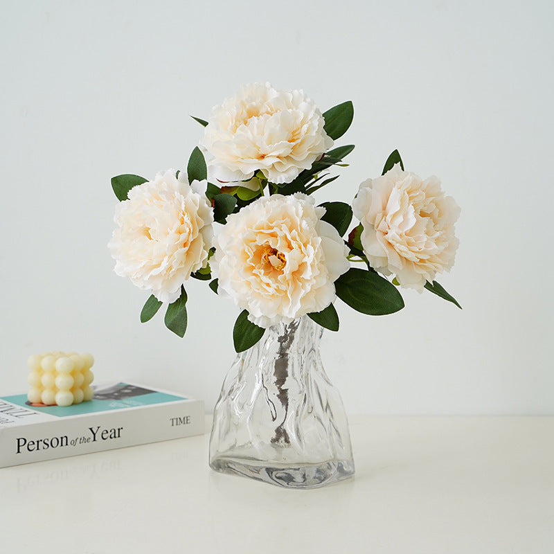 Artificial Flower Peony 5-head Bouquet Flower Arrangement